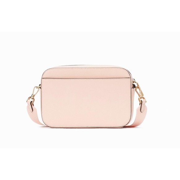 New Kate Spade Madison Mini Camera Bag Saffiano Leather Conch Pink - Picture 2 of 5